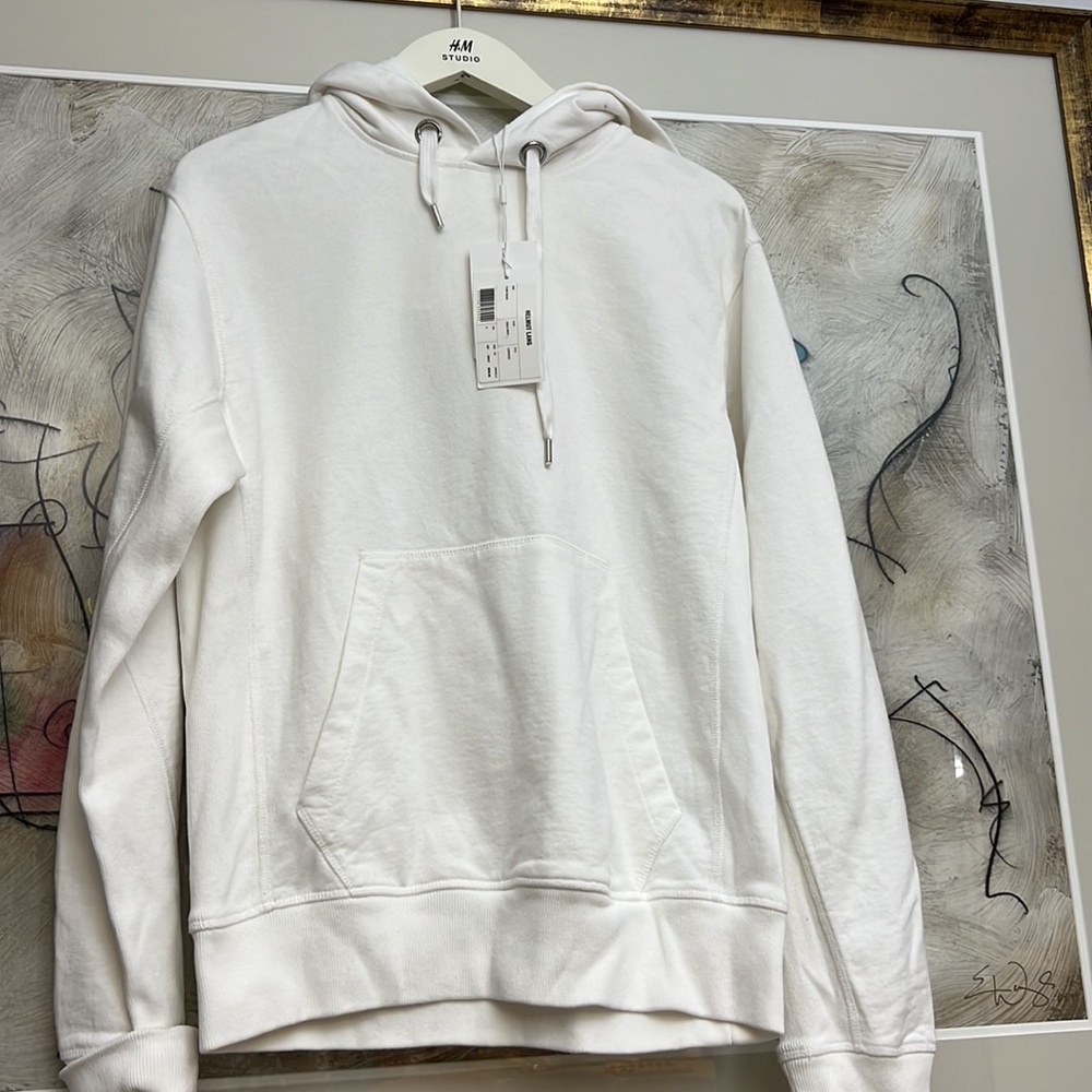 Helmut Lang White Standard Hoodie - Picture 4 of 8